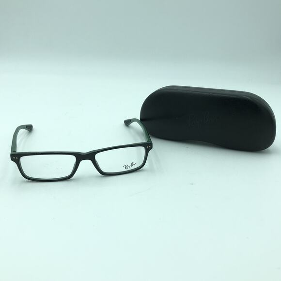 Ray Ban RB5277 Optics Eyeglasses Rectangle Black Frame With Case - Picture 1 of 8